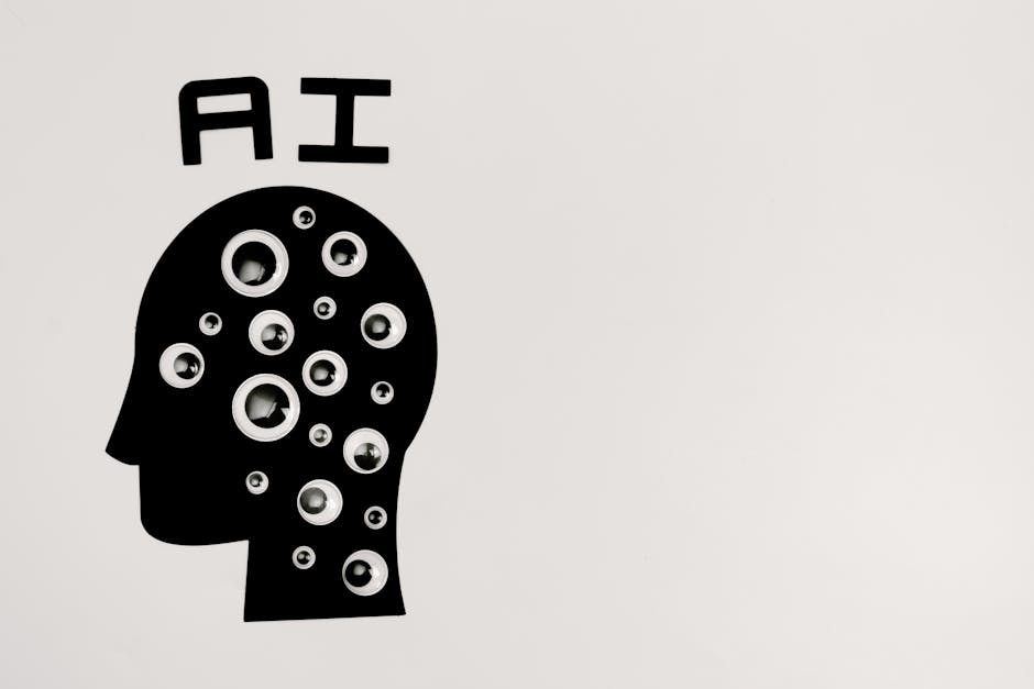 Rappresentazione astratta dell'intelligenza artificiale e reti neurali